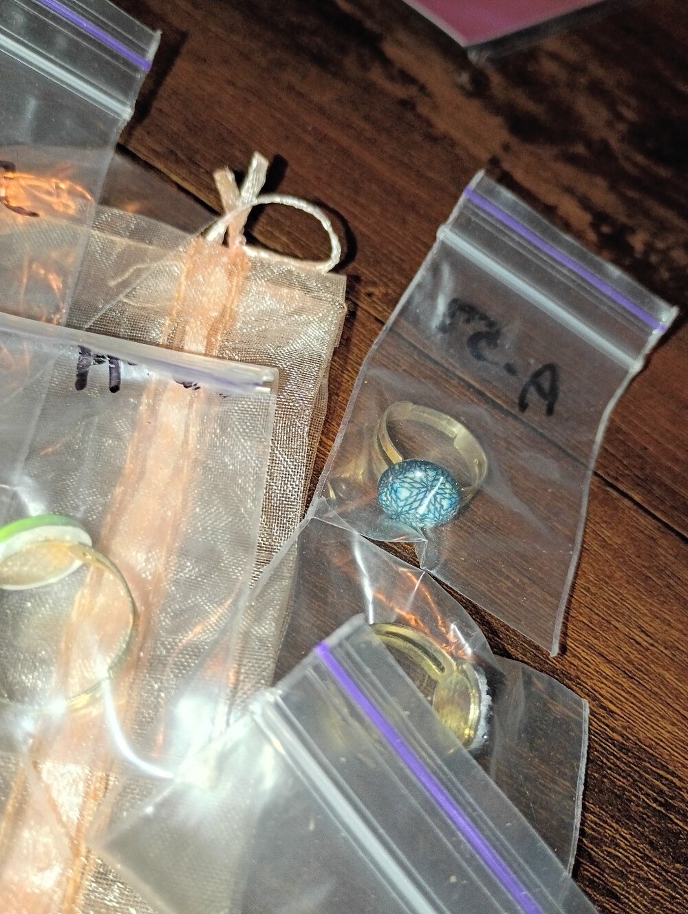 NEW 14 ASSORTED ADJUSTABLE RINGS - Picture 5 of 6